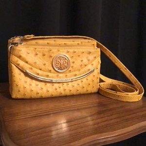 Ostrich Crossbody Handbag